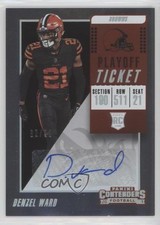 2018 Panini Contenders Playoff Ticket 82/99 Denzel Ward #245 Auto 0rf9