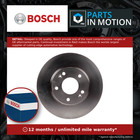 2x Brake Discs Pair Vented Front 280mm 0986479A12 Bosch Set 51712A6000 BD1699