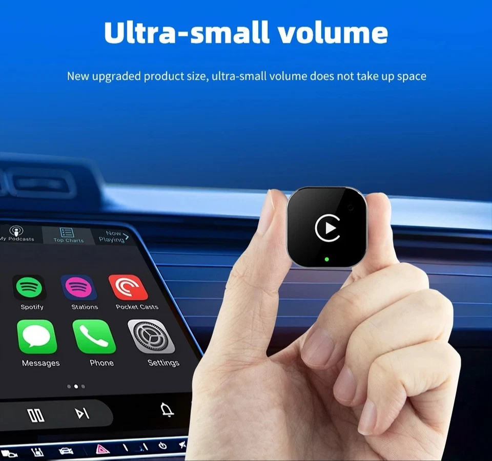 2-in-1 Wireless CarPlay Android Auto Adapter Plug & Play USB  for iPhone Android - Bild 4 von 4