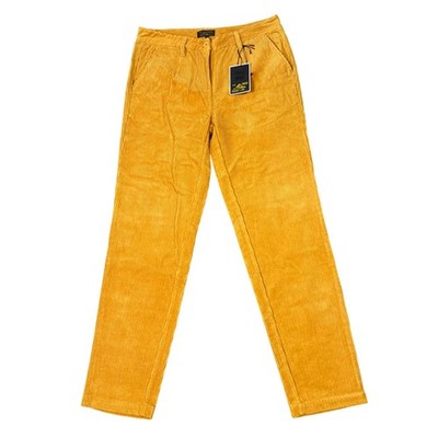 Le Mont St Michel Pamela Corduroy Pants Curry Yellow Sz 40 EU (W32) Straight Leg