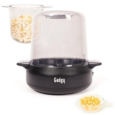 Popcorn Machine – 500W Electric Hot Oil Popcorn Maker with Non-Stick Plate, L...
