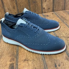 Cole Haan 2.Zerogrand Stitchlite Men's Size 11.5 Navy Blue Oxford Wingtip C34353
