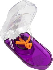 EZY DOSE Pill Cutter with Safety Shield and Magnifier, Daily Usage - Purple