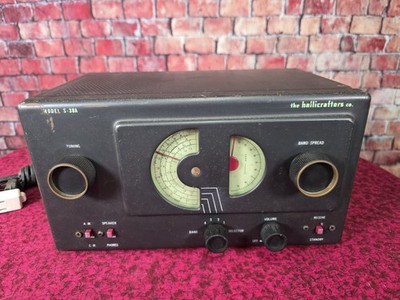 Vintage Hallicrafters S-38A Ham Shortwave Communications Receiver - For Parts