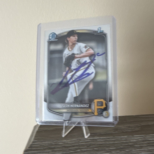 Bowman 2025 Bowman Draft Chrome Auto Seth Hernandez BDC-25 Pirates