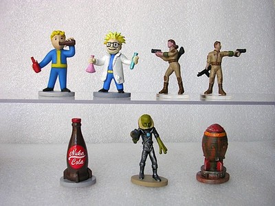 Fallout  Painted Miniature Nanoforce Figures