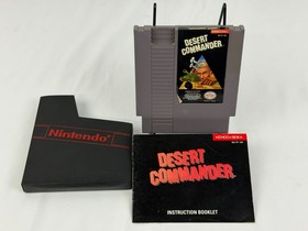 Desert Commander (Nintendo Entertainment System NES, 1989) W/ Manual Tested 