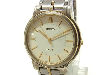 SEIKO LUCENT SS×Metall Quarzuhr Silber×Gold aus Japan