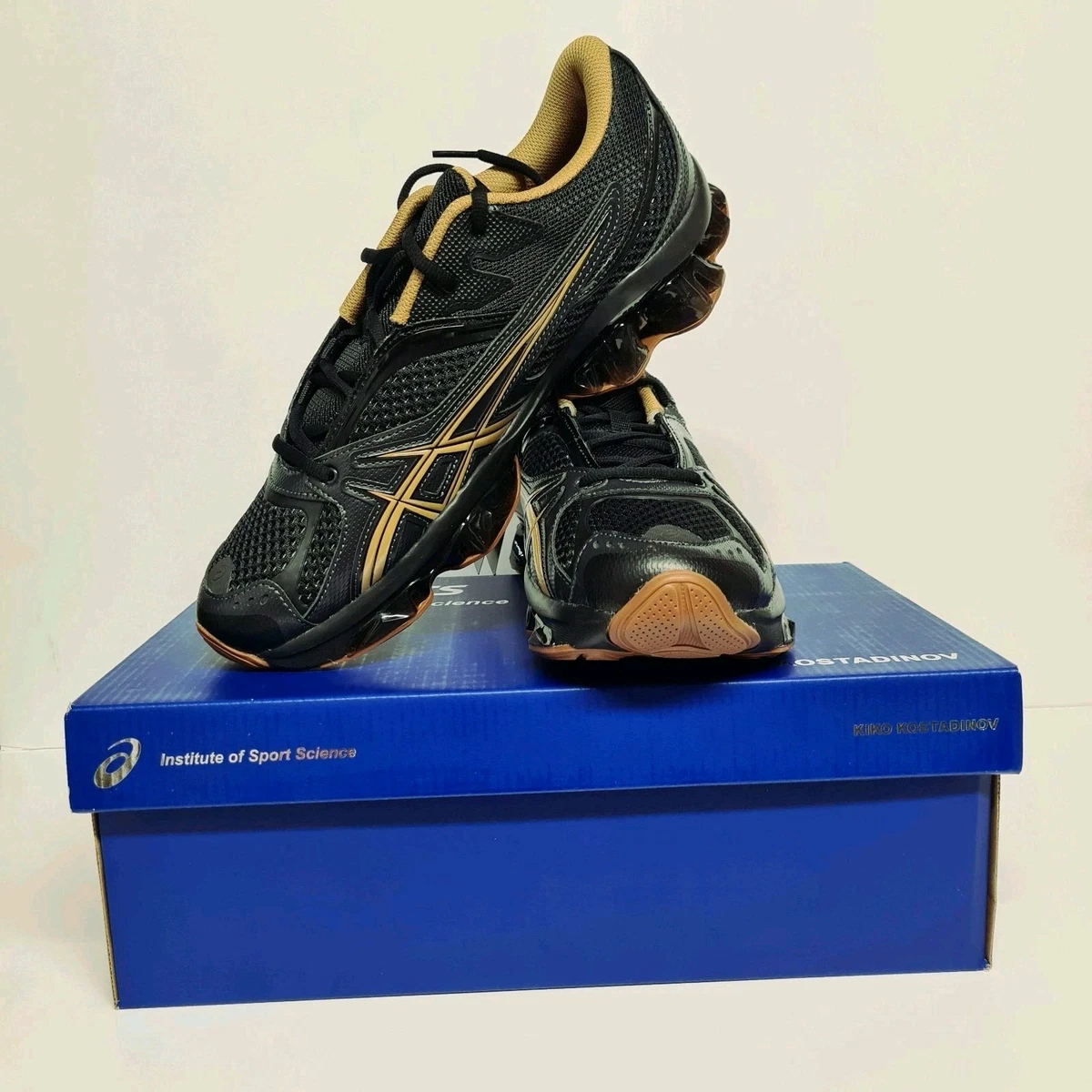 Kiko Kostadinov x ASICS Gel Quantum Zientzia Black Gold for Sale