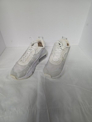 Size 9- Mens Nike Air Max 2090 Triple White Sneakers Shoes BV9977-100