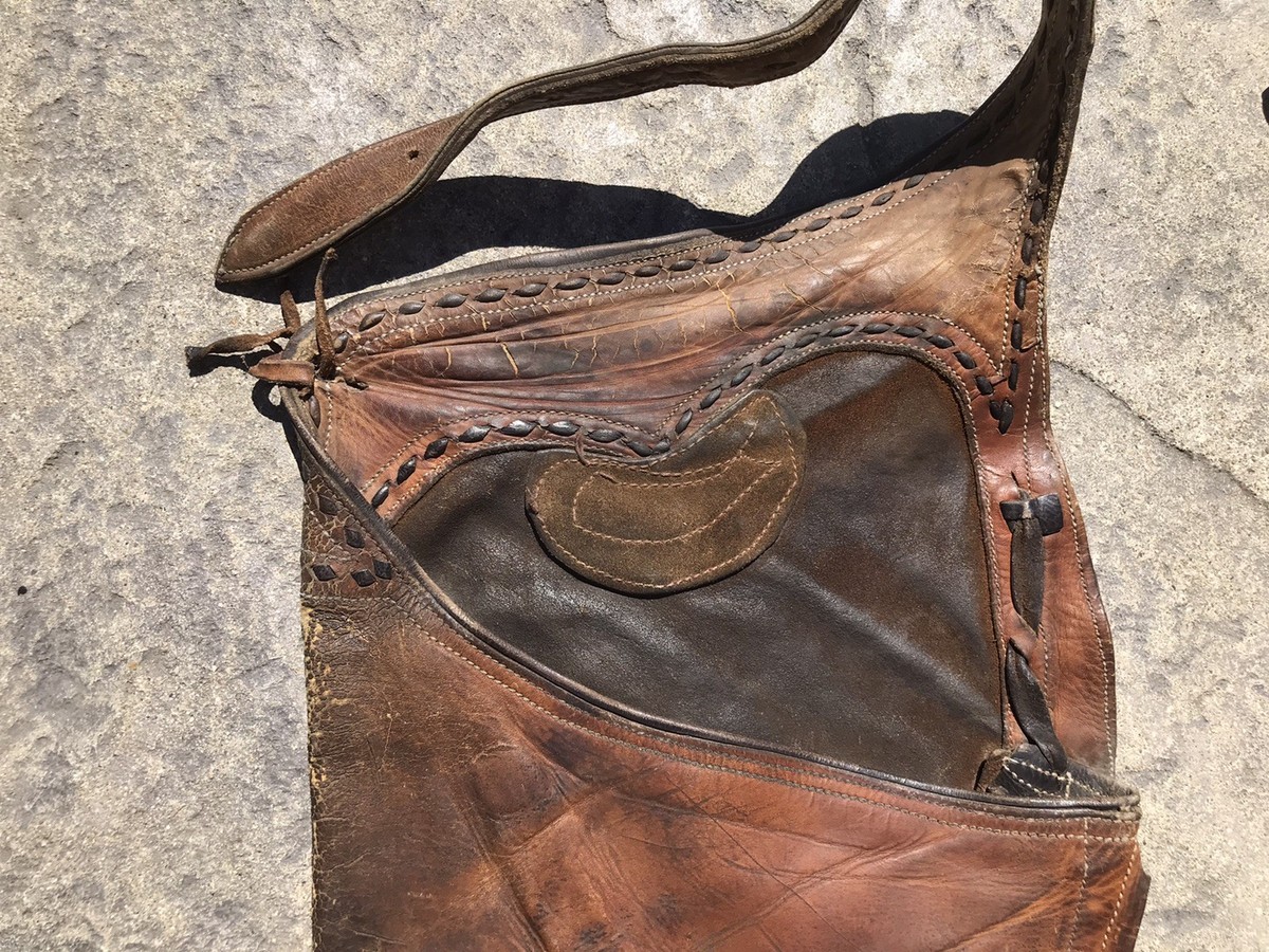 Antique Leather Western Cowboy Chaps | eBay