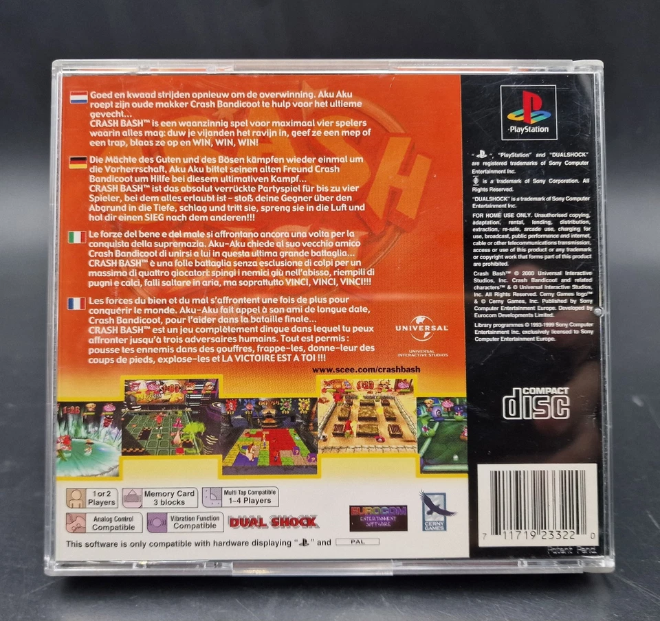 Crash Bash - Sony Playstation 1 PS1 - Complet CIB  - PAL - Excellent Etat - Photo 2/4