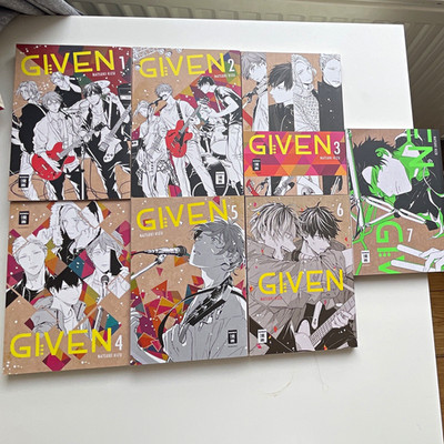 Given Band 1-7 Manga-Set Deutsch Egmont Manga Natsuki Kizu Taschenbuch