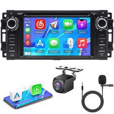 Car Radio Stereo CD DVD Player Carplay For Jeep Wrangler Compass Liberty Patriot