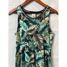 Pink by Victoria Secret Green Floral Large Tank Mindress