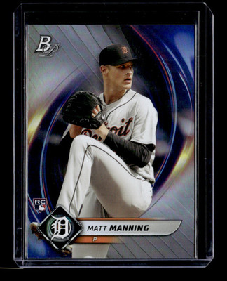 Matt Manning 2022 Bowman Platinum #6 Detroit Tigers BASEBALL ROOKIE
