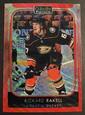 2021-2022 O-Pee-Chee Platinum Hockey Ducks  RED SURGE    #133 Rickard Rakell