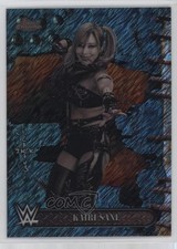 2025 Topps Chrome WWE x Cactus Jack Aqua Shimmer Refractor /199 Kairi Sane 1h1