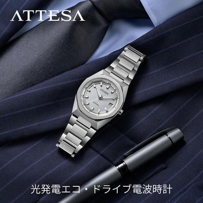 CITIZEN ATTESA ACTLine CB3040-56Hソーラー電波 CITIZEN ATTESA CB3040-56H ACT Line Octagonal bezel, Eco-Drive