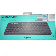 Logitech K380 Multi-Device Bluetooth Keyboard Dark Grey 920-007558 NWT