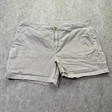 Chubbies Shorts Men 40 Gray 5.5" Regular Fit Stretch Chino Boomshakalaka