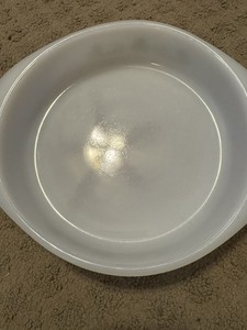 Vintage Glassbake 8 In Pie Plate Baking Dish