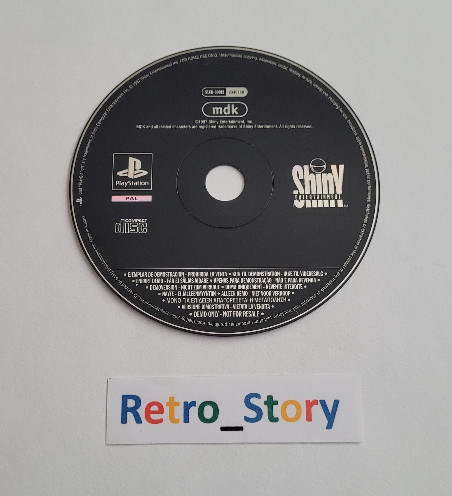 Sony Playstation PS1 - MDK - Demo - PAL