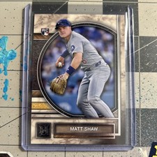 2025 Topps Museum Collection - Matt Shaw #84 - Chicago Cubs RC