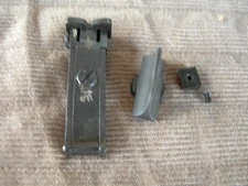 Hawken  Style front & rear Sight Set With Screw  for 15/16"  bbl uses dovetail
