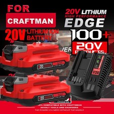 20V For Craftsman V20 20 Volt MAX Li-ion Battery CMCB204 CMCB202 CMCB201/Charger