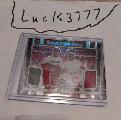 2020 Spectra Baker Mayfield/ Kyler Murray Respectra Dual Jersey Patch 65/75🔥