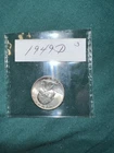 1949-D Washington 25C Silver Quarter / UNC