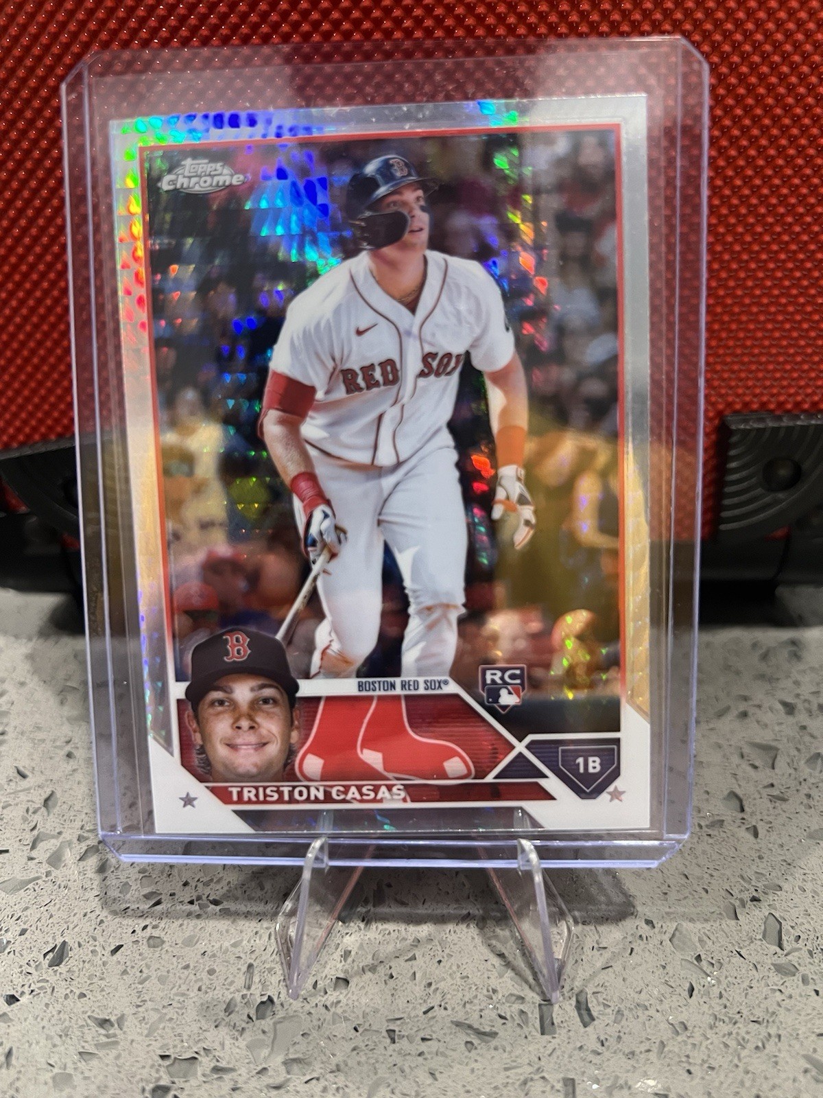 2023 Topps Chrome - Triston Casas #174 Prism Refractor (RC)