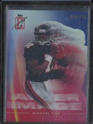 2024 Topps Signature Class MICHAEL VICK After Image /175 Indigo Refractor NC4