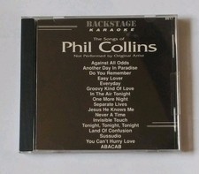 Phil Collins Backstage Karaoke CDG In Very Good Condition
