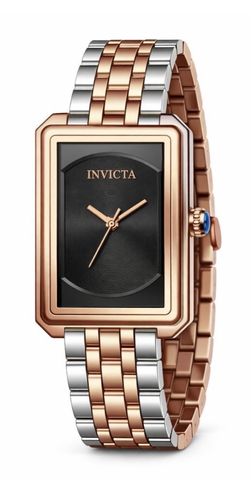 Invicta Wildflower Princess Watch 26mm, Rose Gold, Steel, Black Invicta Wildflower Princess Watch 26mm, Rose Gold, Steel, Black