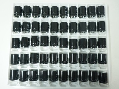Lot of 50 Nichicon Large Snap-in Aluminum Electrolytic Capacitors LGU1H392MELA