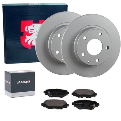 JP BREMSSCHEIBEN 265mm + BELÄGE HINTEN passend für MAZDA 3 BM BN Bj. 2013-2019