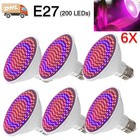 6X LED Pflanzenlampe E27 Grow Lampe Vollspektrum Wachstumslamp Grow Light DE