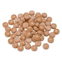 12Mm Glasmosaikfliesen, 200G Runde Irisierende GlasstüCke FüR Camel