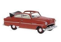 Brekina 20251 Opel Olympia Cabrio, Hellrot, 1954, H0, Neu 2025