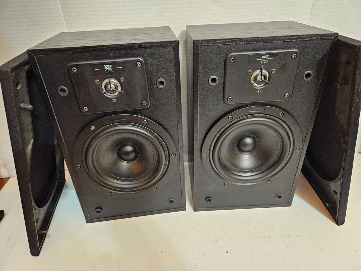◆KEF C25 スピーカー KEF C25 Bookshelf Speakers | eBay
