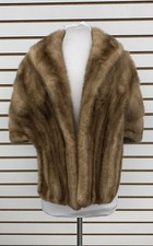 Gorgeous Vintage Natural Taupe Mink Stole 1950's - 60's by Diane Furs Camden, NJ