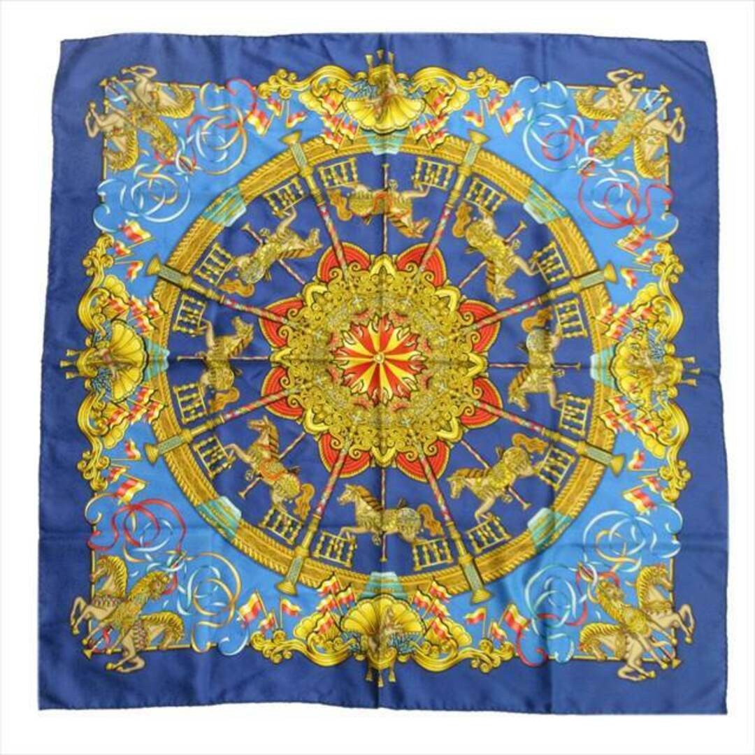 Hermes Luna Park 90cm Silk Scarf Amusement Carnival Design