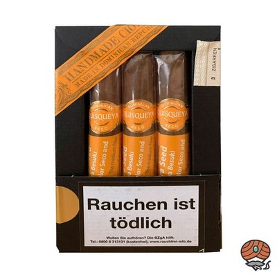 Quisqueya Seco Robusto Zigarren, 3 Stück