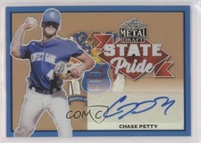 2021 Leaf Metal Draft State Pride Blue Rainbow 12/35 Chase Petty Auto 4z8