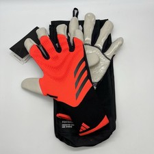 Guantes de portero híbridos Adidas Predator Pro rojo lúcido talla 9 IX3865