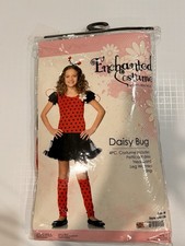 Leg Avenue Enchanted Daisy Bug Ladybug 4-Piece Costume Outfit Red/Black M