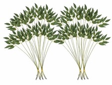 Willow Eucalyptus Stems 20 Pcs Faux Greenery Bulk Artificial Eucalyptus Wedding