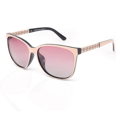 UV-Schutz Memory verspiegelte polarisierte Sonnenbrille für Damen Gesichtsformen